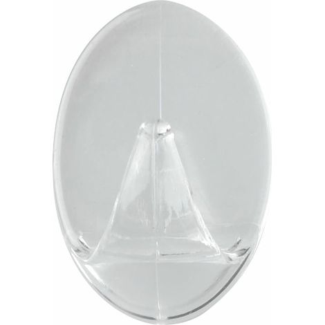 PERCHA PLASTICO 50X30MM. TRANSP. BL.2 - ALFA DYSER