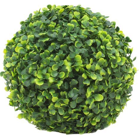 PA 15,2 cm großer künstlicher Topiary-Ball, realistische Pflanzen, Buchsbaum-Dekoration für Haus, Garten, Veranda, Hinterhof, Balkon, Hochzeitsfeier (1 Stück) (1/4)