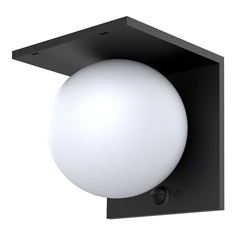 Lampe murale solaire avec détecteur de mouvement LED blanc froid H14cm (1/5)