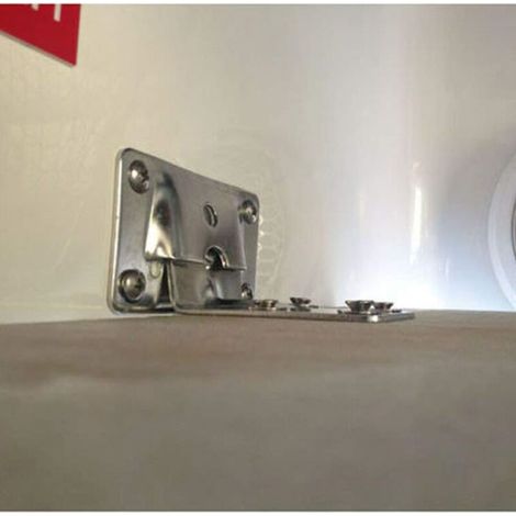 Ensemble de support de cadre de table détachable en acier inoxydable pour bateau, yacht et camping-car, avec encoche et tige de support détachable. (1/3)