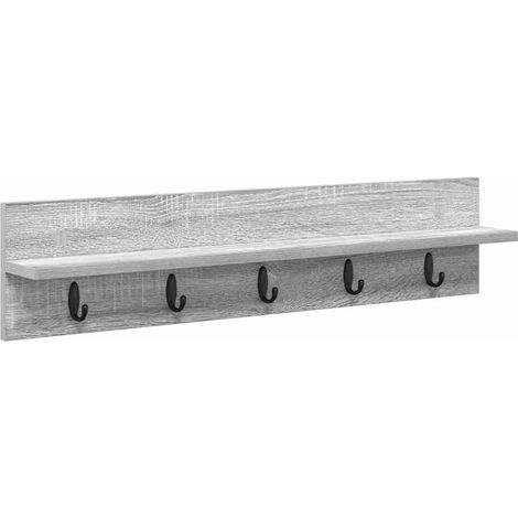Maison Exclusive - Wandmontierter nachttisch Wandhalterung Graues (1/5)