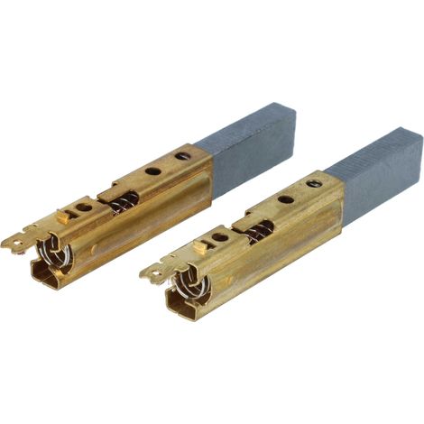 vhbw 2x escobilla de carbón compatible con Kärcher 1.263-105.0 1.862-135.0, 1.862-809.0, 1.862-807.0, 1.862-806.0, 1.862-801.0 aspirador + resorte