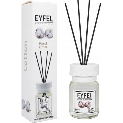 Eyfel - deodorante per ambienti in bastoncini di cotone da 120 ml (1/4)