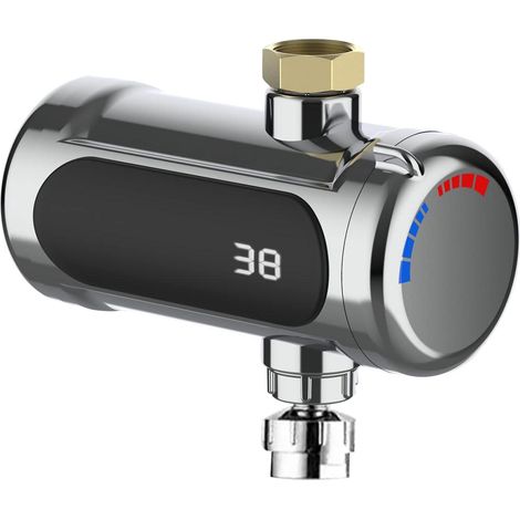 Chauffe-Eau Électrique Instantané De Robinet, Robinet Électrique Avec Affichage De La Température À Led, Chauffe-Eau De Robinet , Mini Chauffe-Eau (1/5)