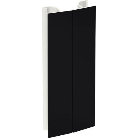 Angle flexible pour plinthe de cuisine H150mm noir - EMUCA - 8910317 (1/2)