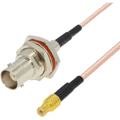 Conector MCX tipo pigtail / toma BNC BH 20cm v5