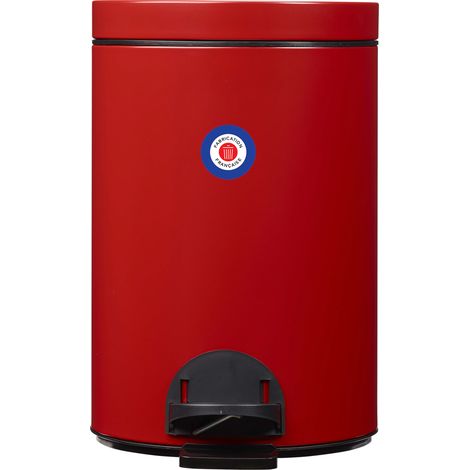 Poubelle de cuisine à pédale 14L Fabriqué en France - ELORA ROSSIGNOL