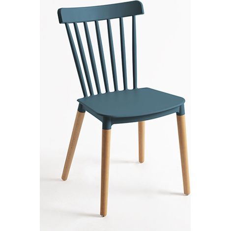 Sillas Comedor - Silla Leka - Verde azulado