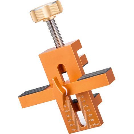 Gabari montage porte meuble alu renforcé large pour pose portes placard 7-40mm bois (1/5)