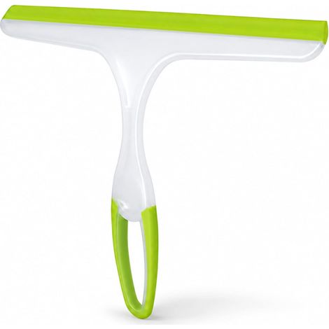 1Pcs Raclette Silicone Vitre,Raclette pour Douche,Raclette Salle De Bain,Raclette Vitre Douche,Raclette Polyvalente pour Fenêtre,pour Miroir, Salle de Bains, Fenêtre,Sol,24 x 21cm,Vert (1/5)