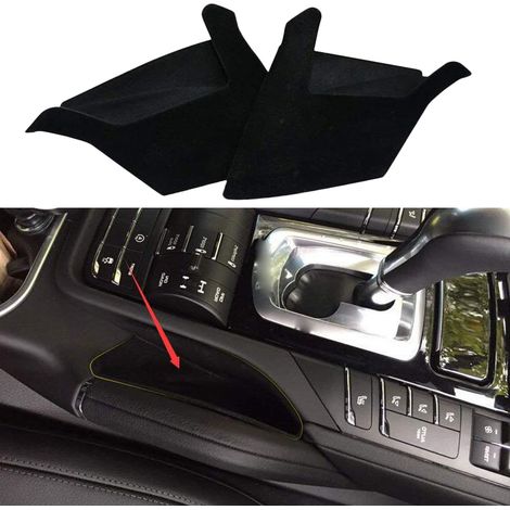 GARRYFIZH Remplacement de la boîte de rangement latérale du siège de la console centrale intérieure Porsche Cayenne 2011-2017, support de poignée de boîte de rangement (1/5)