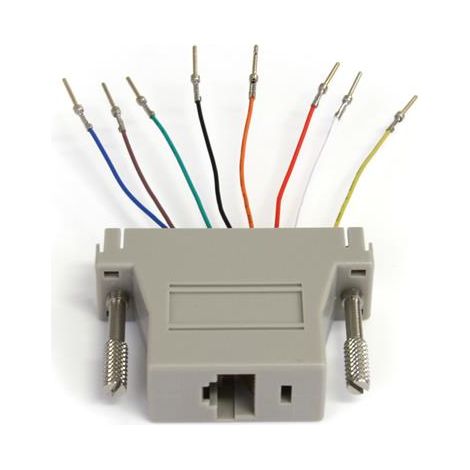 DB25 TO RJ45 MODULAR ADAPTER M/F