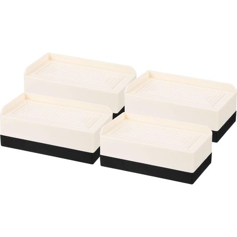 Rehausseurs de meubles, 4 lit, blocs levage carrés empilables et (1/5)