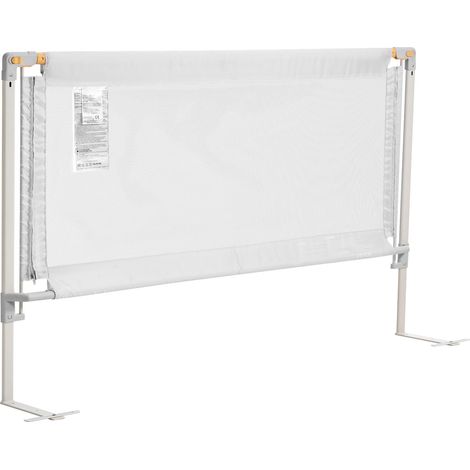 Mophorn Barandilla de Cama Infantil de 2 m de Largo con Estructura de Hierro Reforzado, Tela Oxford, Altura Regulable de 68 a 89 cm, Compatible con Colchones de 5 a 27 cm de Grosor, 2000 x 890 mm (1/5)