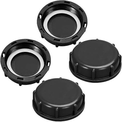Bouchon d'extrémité de gouttière de 60 mm, lot de 4, pour tuyaux d'évacuation de cuisine/salle de bain/buanderie, joint d'étanchéité anti-fuite (1/5)