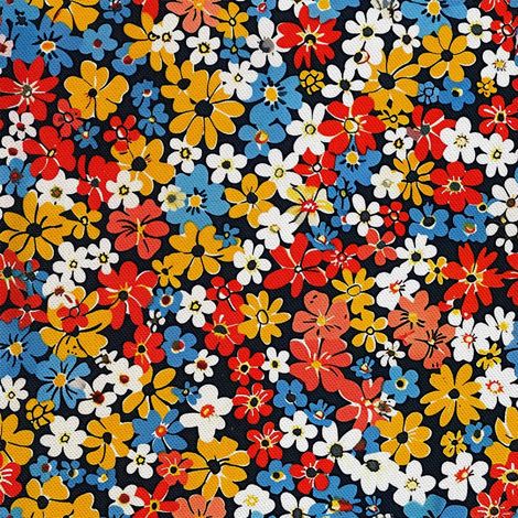Tela decorativa para exteriores Oxford - Motivo floral I DX5595 (1/5)