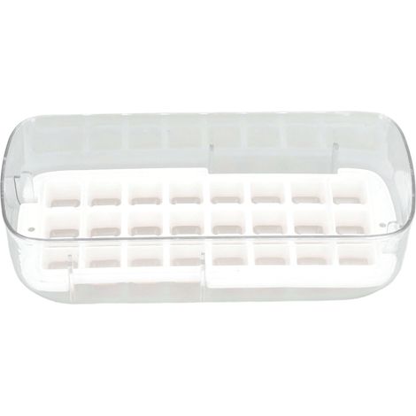 Moule à glaçons en silicone sans BPA, bac de rangement avec couvercle pour maison, couleur rose