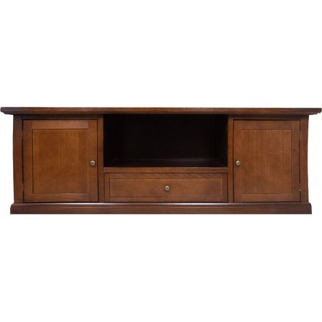 CLAYTON - mobile porta tv in legno massello cm 45 x 160 x 56 h (1/3)