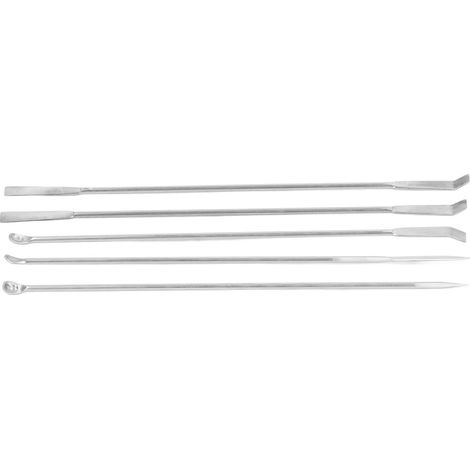 Lot de 5 mini cuillères à double extrémité en acier inoxydable pour dosage médical et expériences de laboratoire