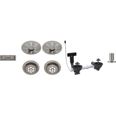 Blanco - Kit de vidage InFino, avec commande excentrique, platine 207445 (1/2)