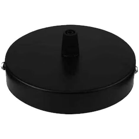 Lampade a sospensione, pannelli per soffitto, pannelli a bordo dritto, basi rotonde, telai 80 x 25 mm, accessori per illuminazione fai da te - nero (ingrosso) (1/5)