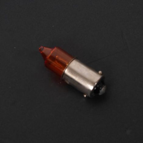Boite 10 ampoule Vicma L829 à baïonnette verre orange 12V 10W (1/3)