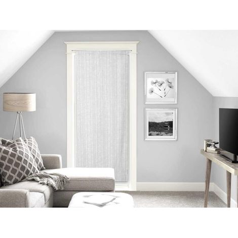 Soleil d'ocre Maelis Brise Biscotto, Poliestere, Bianco, 70x200 cm