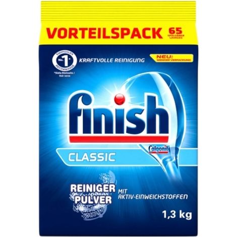 Produkt finish classic Geschirrspülpulver 1,3 kg phosphatfrei (1/3)