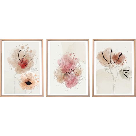 Quadro da parete in MDF con cornice Painting Multicolore (1/5)