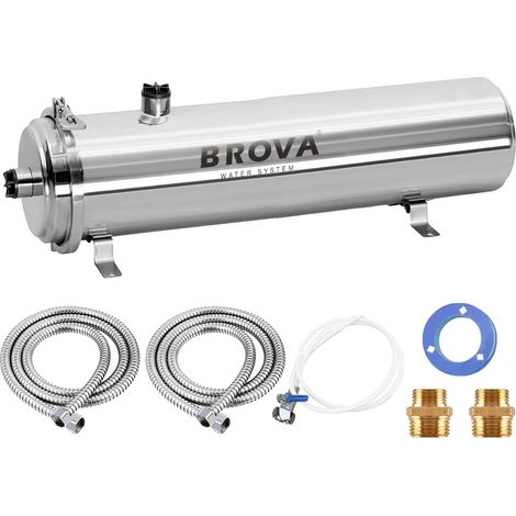 Système de purification de l'eau, débit élevé, acier inoxydable durable, 8500L Membrane PVDF (1/2)