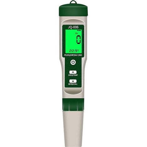 Stylo testeur de qualité d'eau numérique multifonctionnel 10 en 1, portable et de haute précision, avec rétroéclairage. (1/5)