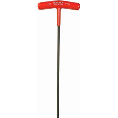 Chiave allen bondhus t-handle 25° sferica acciaio