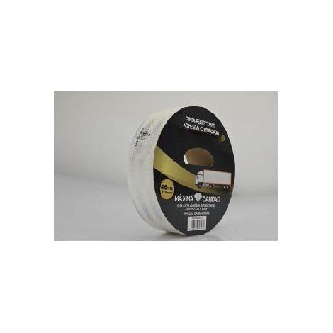 Cinta adhesiva reflectante blanca de 50 mm X 46 M SEKURECO Certificado E104