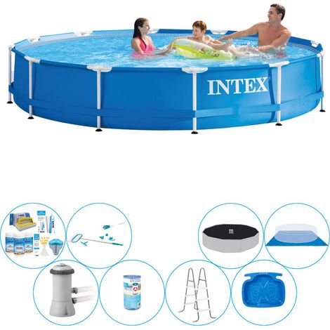 Intex Piscine Tubulaire Ronde - 366x76 cm - 8-pièces S20446 (1/5)