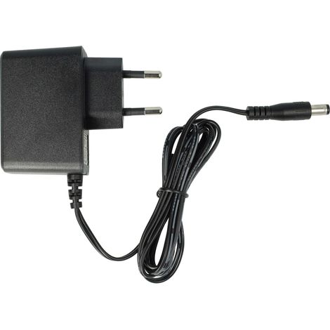 Vhbw – Bloc d'alimentation 12V 1A pour électrostimulateurs – Prise Euro – Compatible Compex, Medicompex, Mi-Fitness, Sport 2, 3, 400 - VHBW 1 X