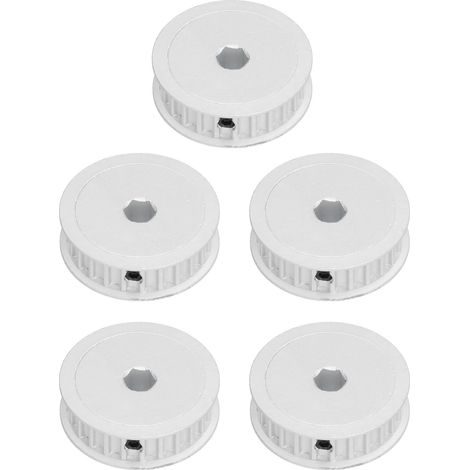 poulies de distribution synchrones 24 dents, noyau hexagonal de 8 mm, pas de 5 mm pour HTD 5414‑4008‑0024 (1/5)