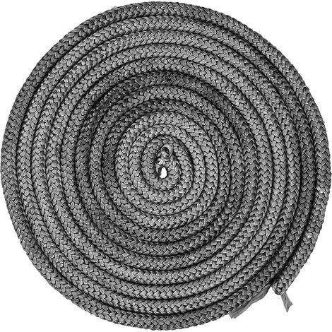 Türdichtung für Holzöfen, Dichtungsschnur für Holzöfen, 10 mm x 3 m, runde Glasfaserdichtung für Holzöfen (3,10 mm) (1/5)