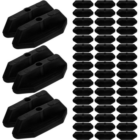 50 clips de fixation pour lames de terrasse composites (1/5)