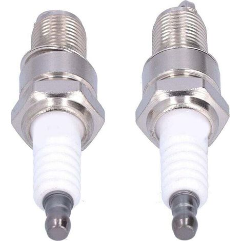 [JAMAIS UTILISÉ]Lot de 2 bougies d'allumage F6RTC pour MTD 95110292 75110292 Torch Engine 131039 Tondeuse à gazon (1/4)