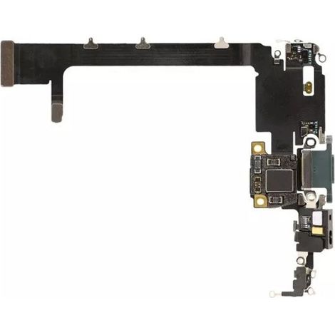 Flexible charging port cable for iPhone 11 Pro Max (color: green)