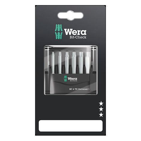 Etui 6 Embouts Bit Check TX Universal 1 SB Wera (1/5)
