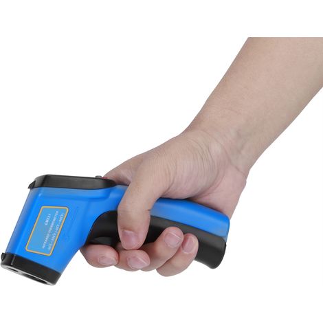 Handthermometer mit Infrarotsensor, elektrisches digitales Temperaturmessgerät -50-530 (1/5)