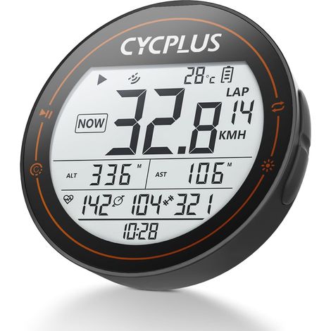 GPS-Fahrradcomputer – IPX6 wasserdichter kabelloser Fahrradcomputer – Ant+ Bike Tacho – kabelloser Bluetooth 5.0-Fahrradcomputer – kompatibel mit Strava