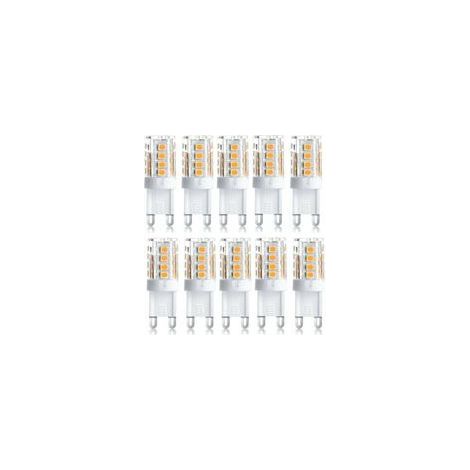 10er-Pack LED-Strahler, dekorative LED-Leuchten, G9-LED-Lampen, 5 W warmweiß/kaltweiß, energiesparende LED-Lampen, Ersatz für Halogenlampen, 230 V Wechselstrom, nicht dimmbar (1/5)