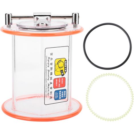 KT6808 Tambour rotatif polisseur à rouleaux pour bijoux, machine de polissage par rotation, seau à polir (1/5)