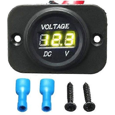 Voltmètre numérique étanche pour voiture (1/5)