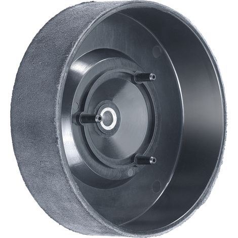 Original Einhell Lederabziehscheibe (Nassschleifer-Zubehör, passend für Einhell Nass-Schleifer TC-WG 200, Ø 180 mm x 30 mm, Aufnahme Ø 12,7 mm, bis max. 110 min-1) (1/2)