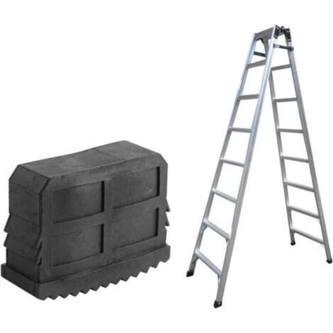 Ladder Feet Caps, 4 Pairs Ladder Feet, Rubber Ladder Feet Caps, Step Ladder Foot Pads, Non-Slip Extension Pads Ladder Cover Parts Accessories (1/5)