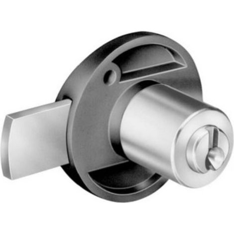 serrure horizontale A  appliquer pour les meubles cylindriques 16,5 x 20 mm