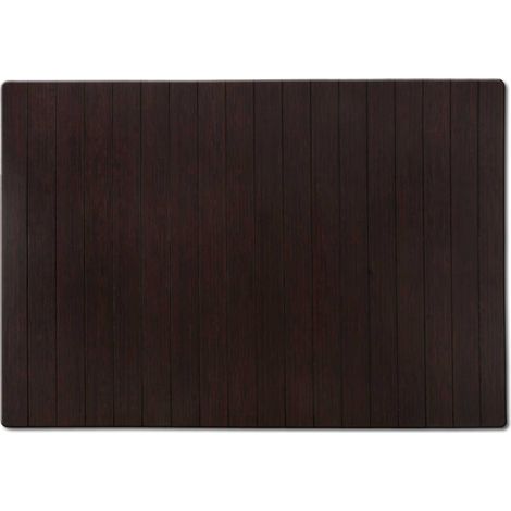 Bambus-Badematte Emma Dunkelbraun 60 x 90 cm